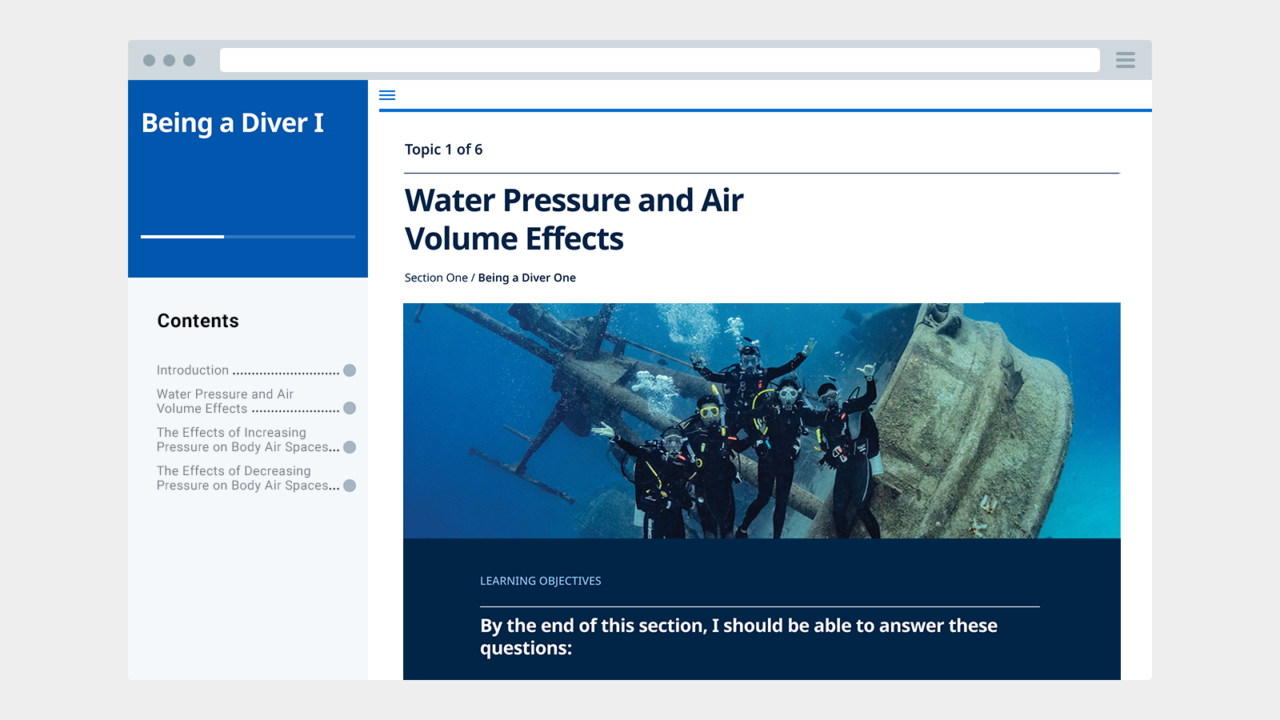 Responsive e-learning course design