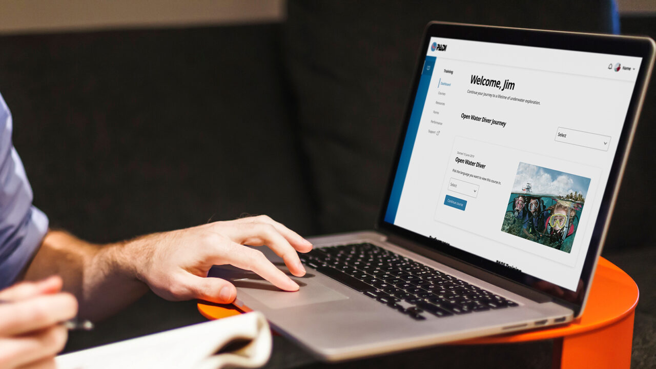 The PADI learning experience platform (LXP)