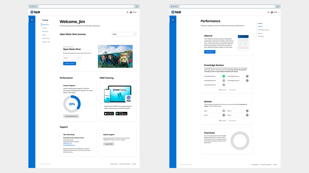 Custom learning experience platform (LXP)